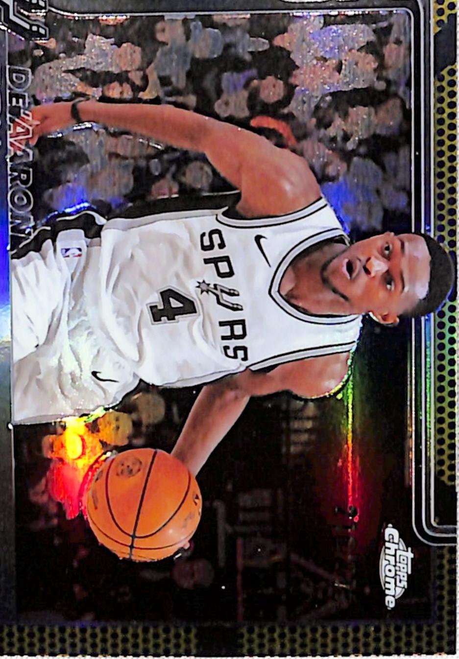 De'Aaron Fox [Yellow Basketball Refractor] #233
