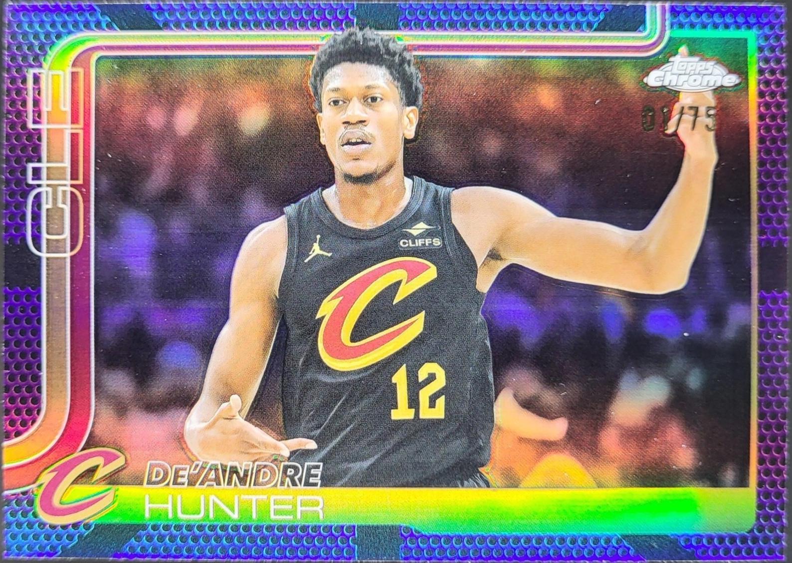 De'Andre Hunter [Purple Basketball Refractor] #73