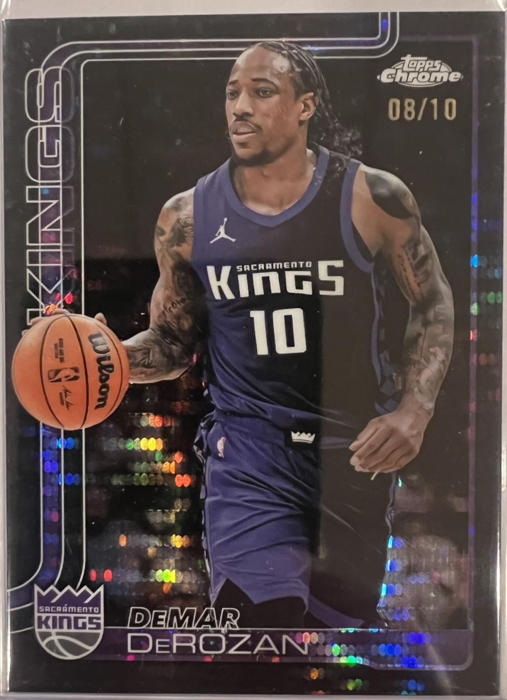 DeMar DeRozan [Pulsar Black Refractor] #240