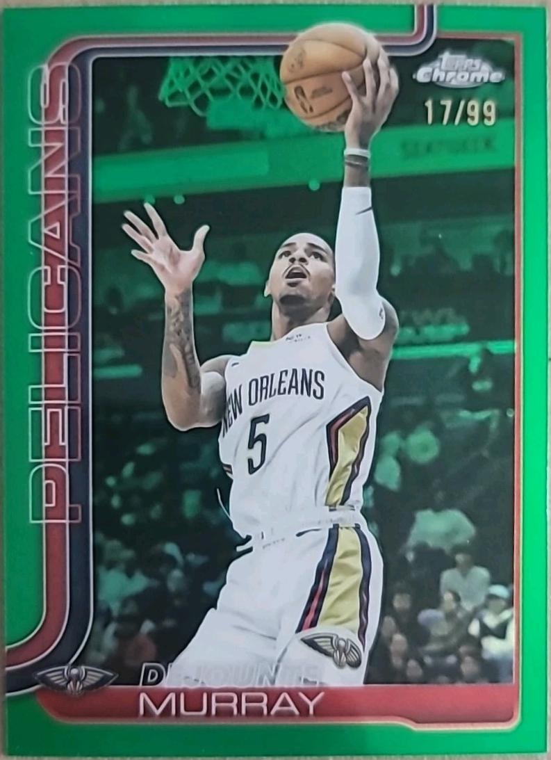 Dejounte Murray [Green Refractor] #186