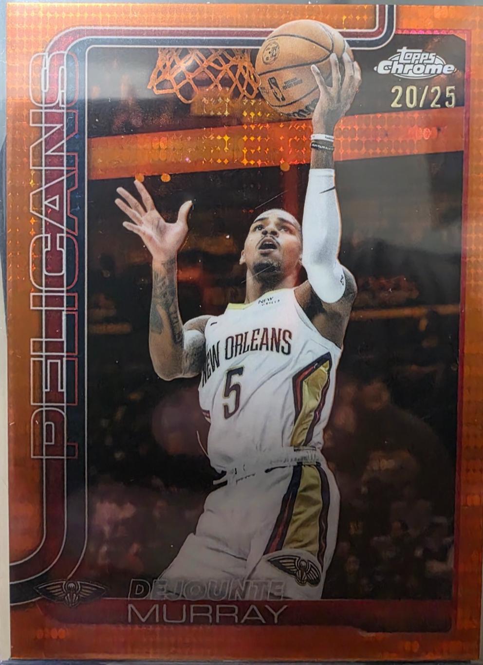 Dejounte Murray [Pulsar Orange Refractor] #186