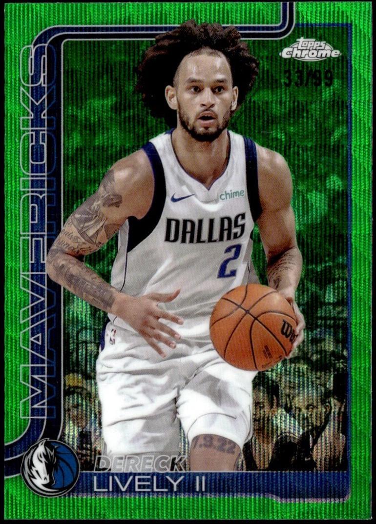 Dereck Lively II [Green Wave Refractor] #72
