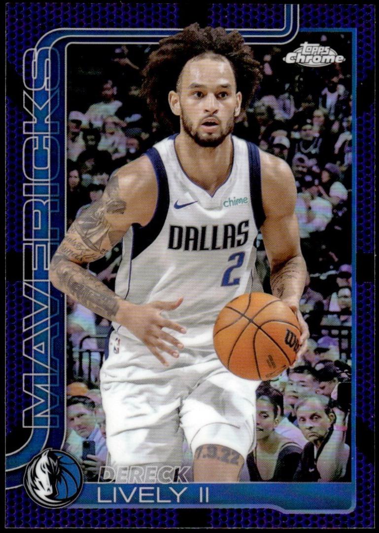 Dereck Lively II [Purple Basketball Refractor] #72