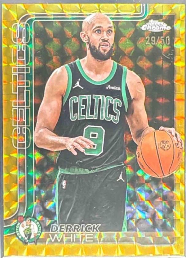 Derrick White [Gold Geometric Refractor] #71