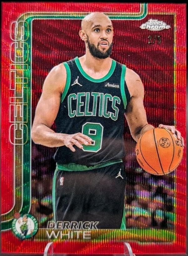 Derrick White [Red Basketball Refractor] #71