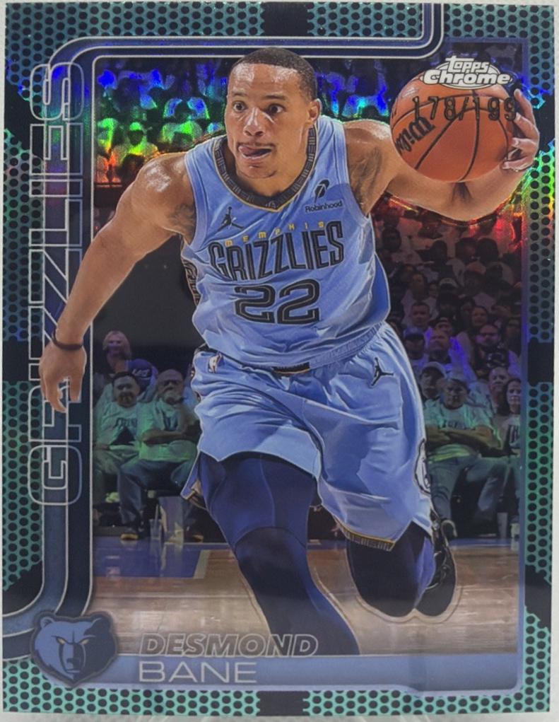 Desmond Bane [Aqua Basketball Refractor] #174