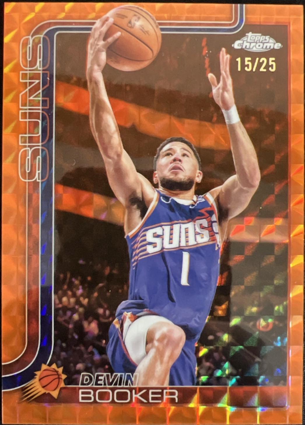 Devin Booker [Orange Geometric Refractor] #195