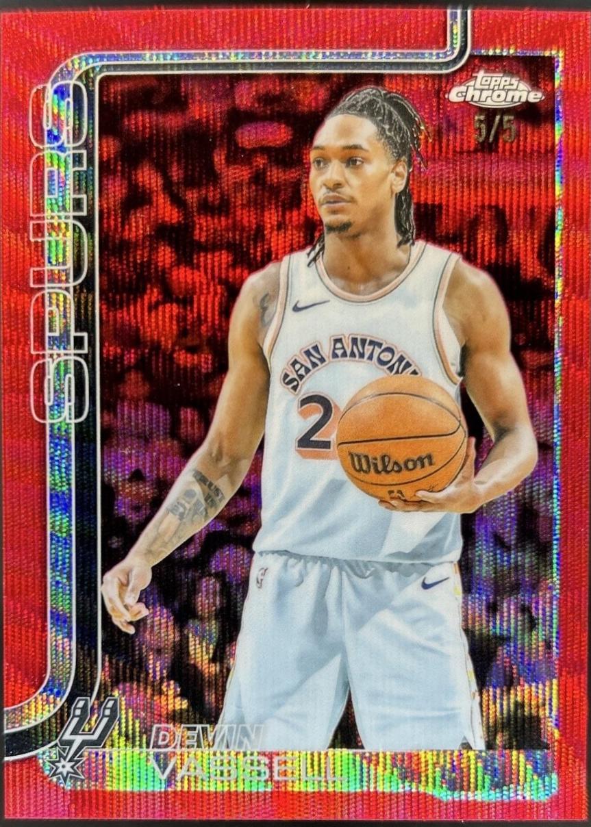 Devin Vassell [Red Wave Refractor] #202