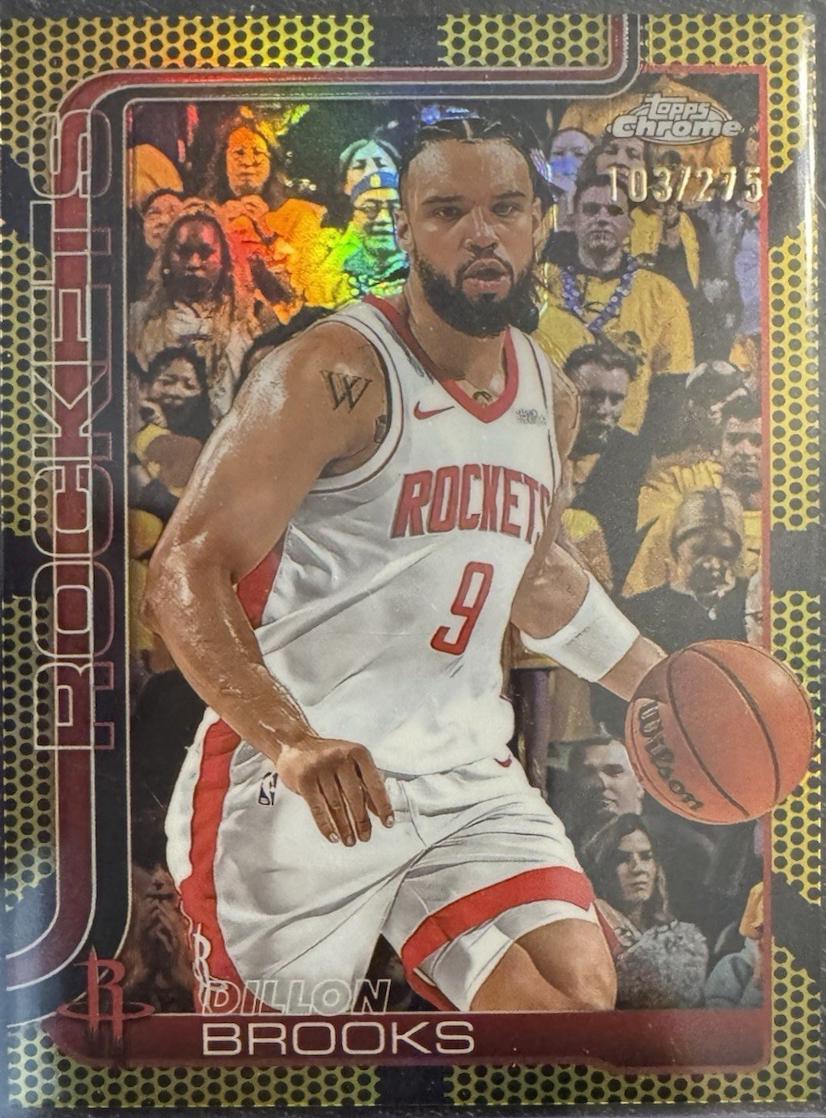 Dillon Brooks [Yellow Basketball Refractor] #70
