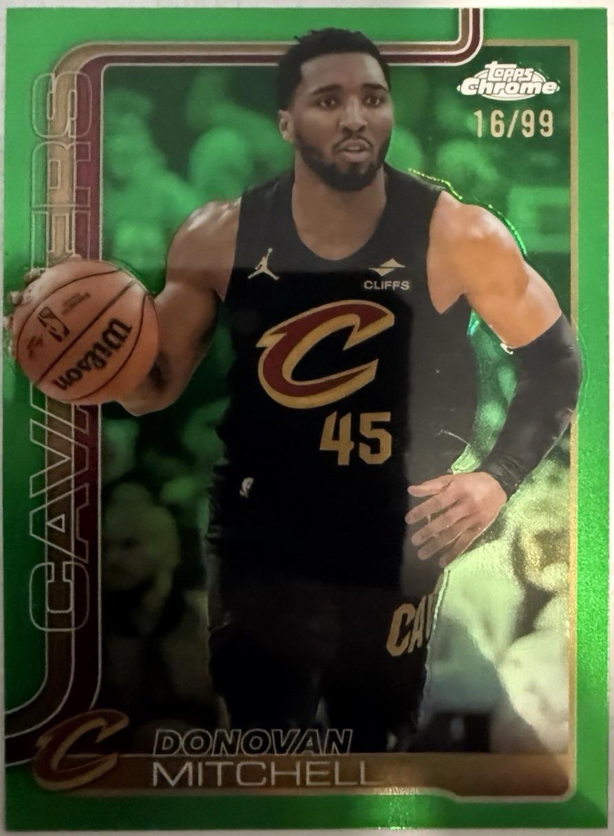 Donovan Mitchell [Green Basketball Refractor] #69