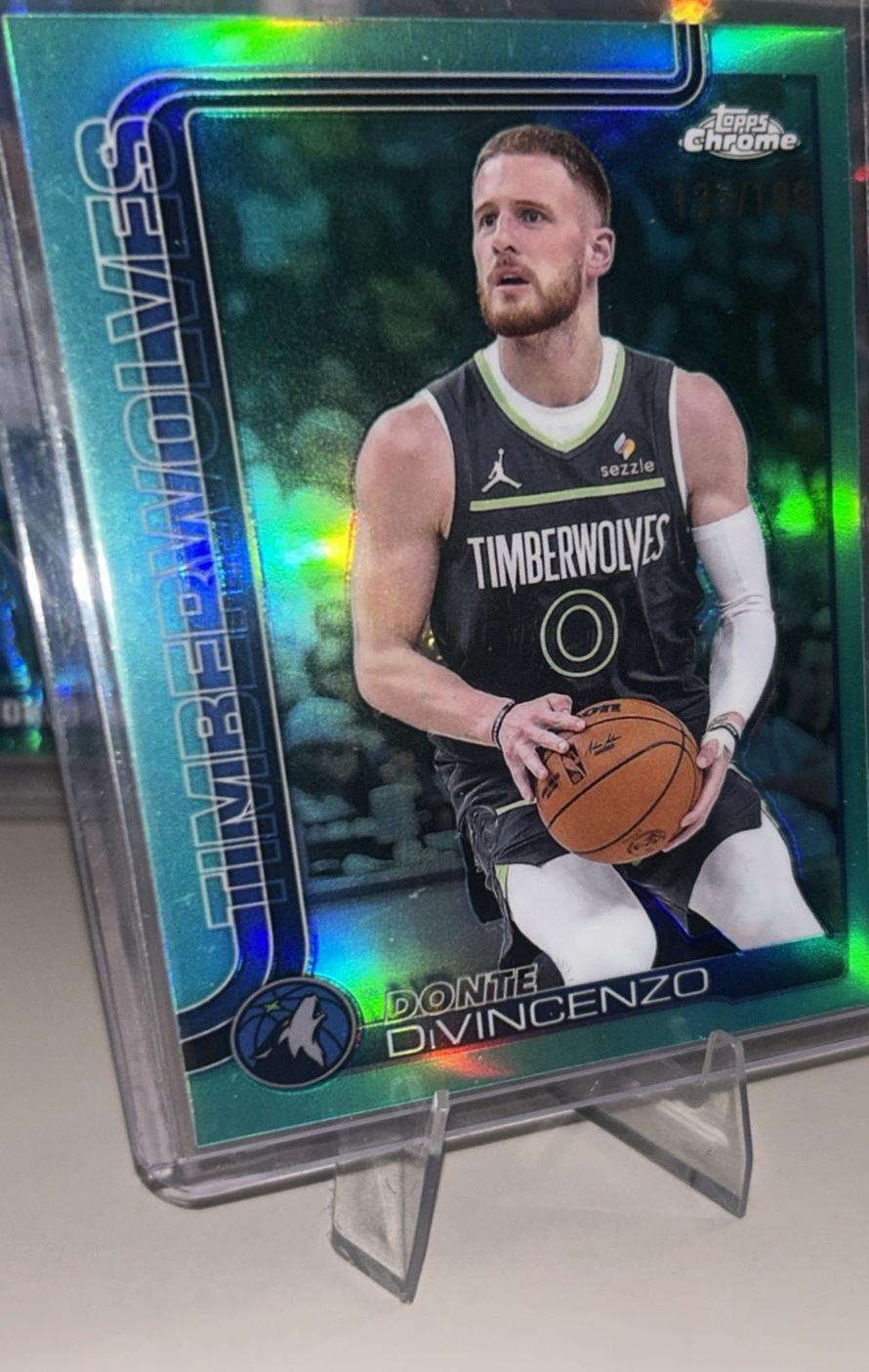 Donte DiVincenzo [Aqua Refractor] #145