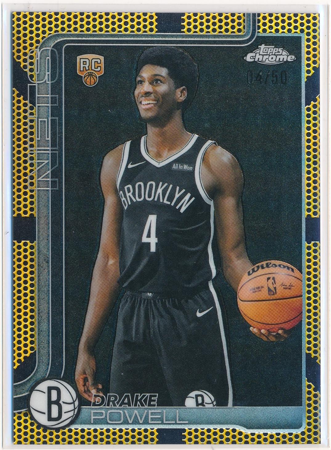 Drake Powell [Gold Basketball Refractor] #272