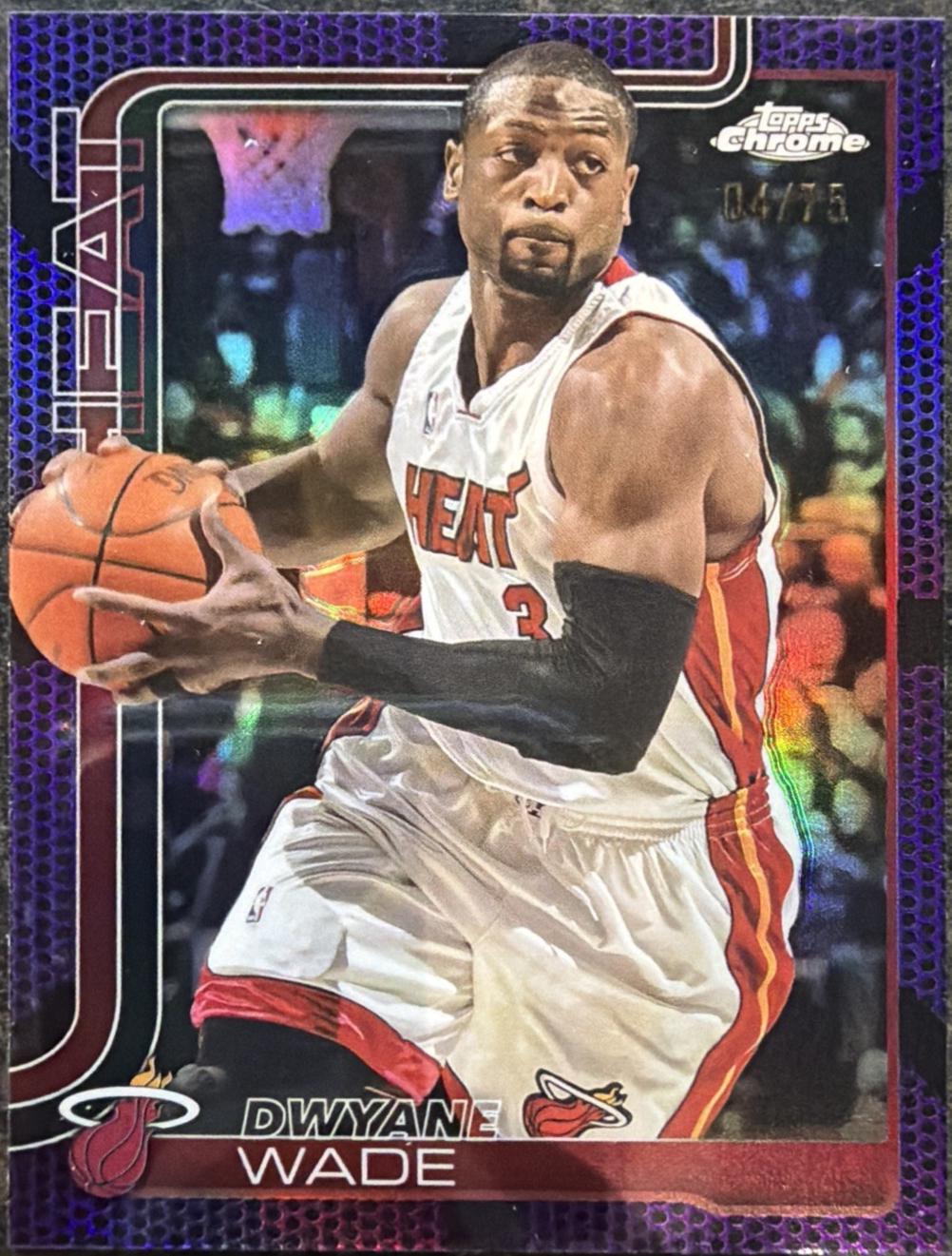 Dwyane Wade [Purple Basketball Refractor] #241