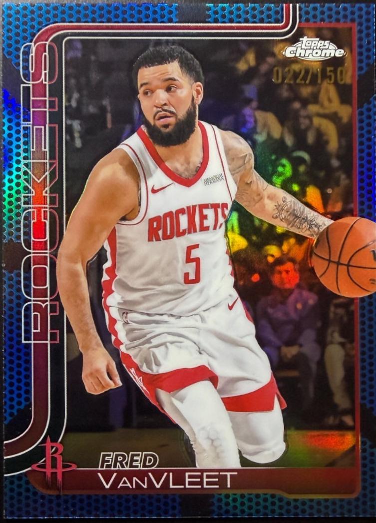 Fred VanVleet [Blue Basketball Refractor] #66