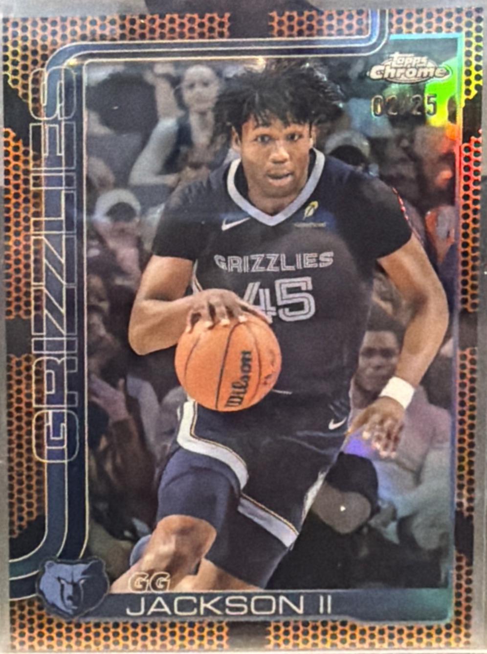 GG Jackson II [Orange Basketball Refractor] #199