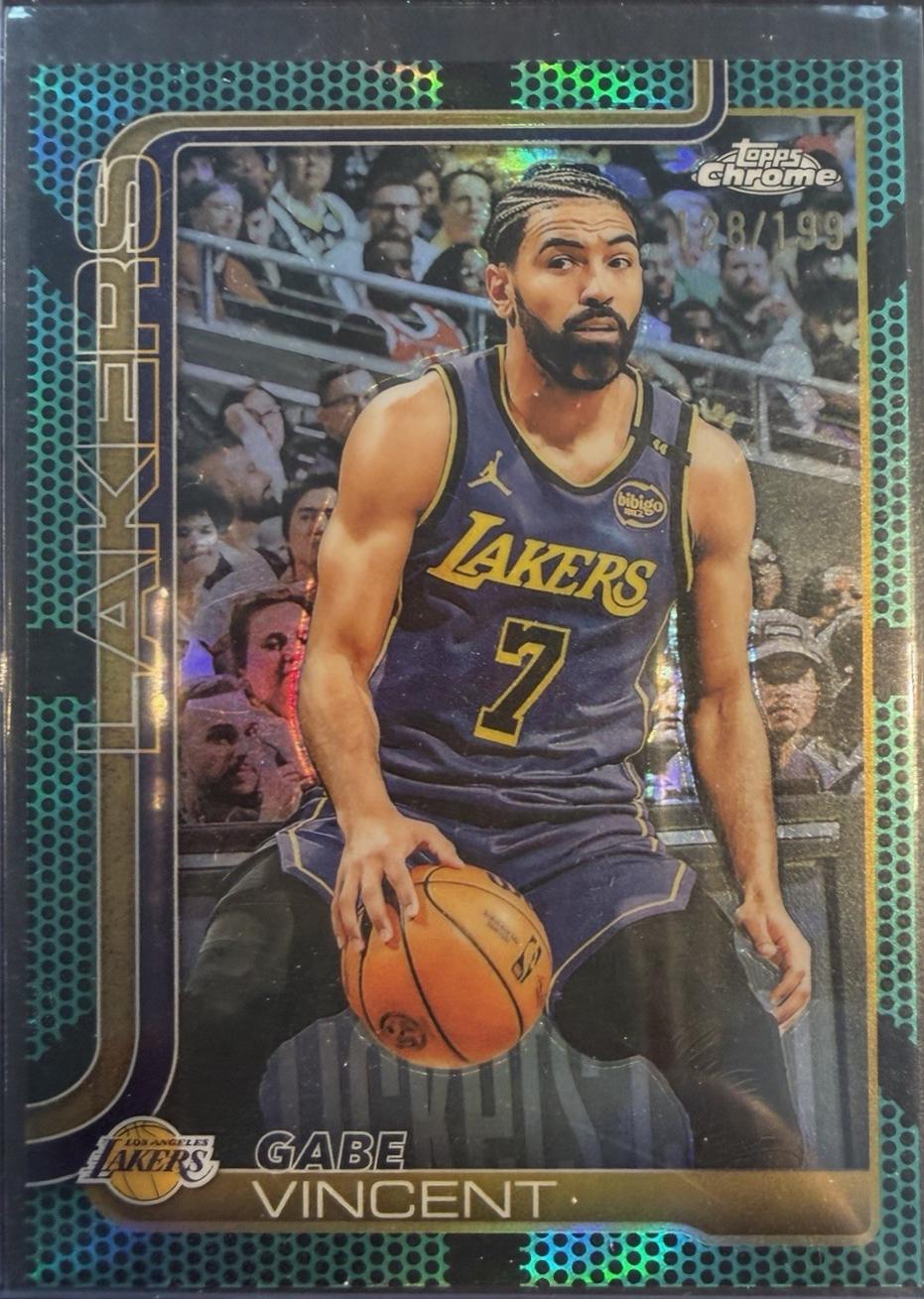Gabe Vincent [Aqua Basketball Refractor] #119
