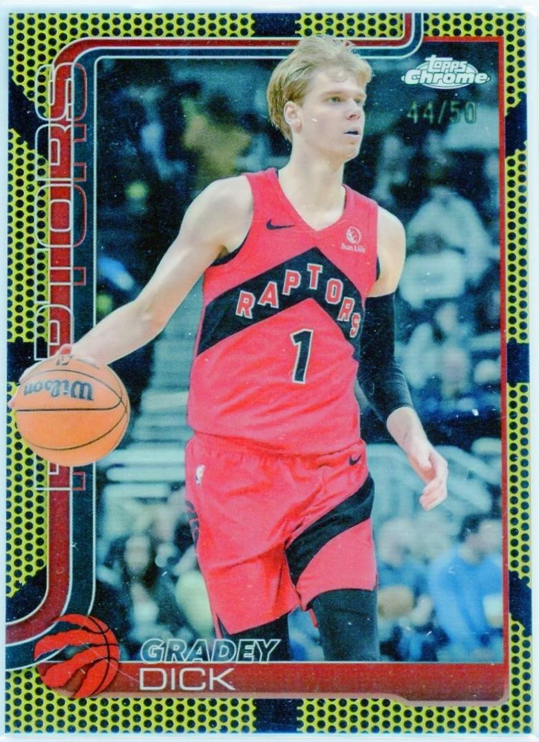 Gradey Dick [Gold Basketball Refractor] #214