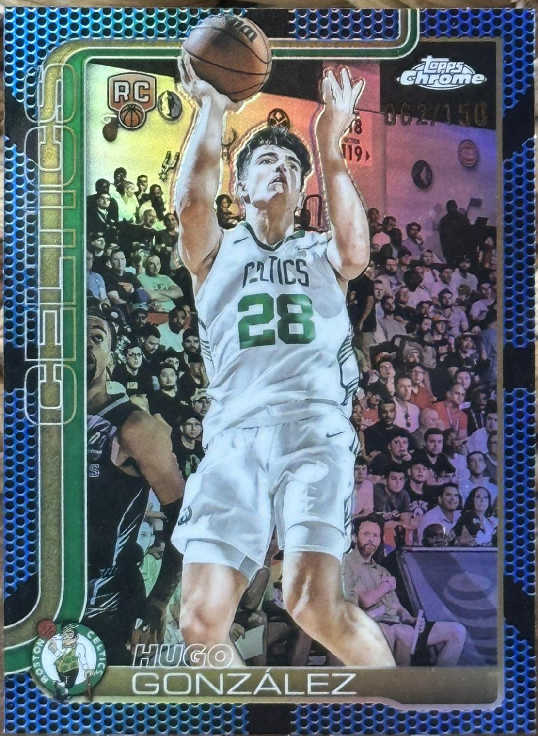 Hugo González [Blue Basketball Refractor] #278