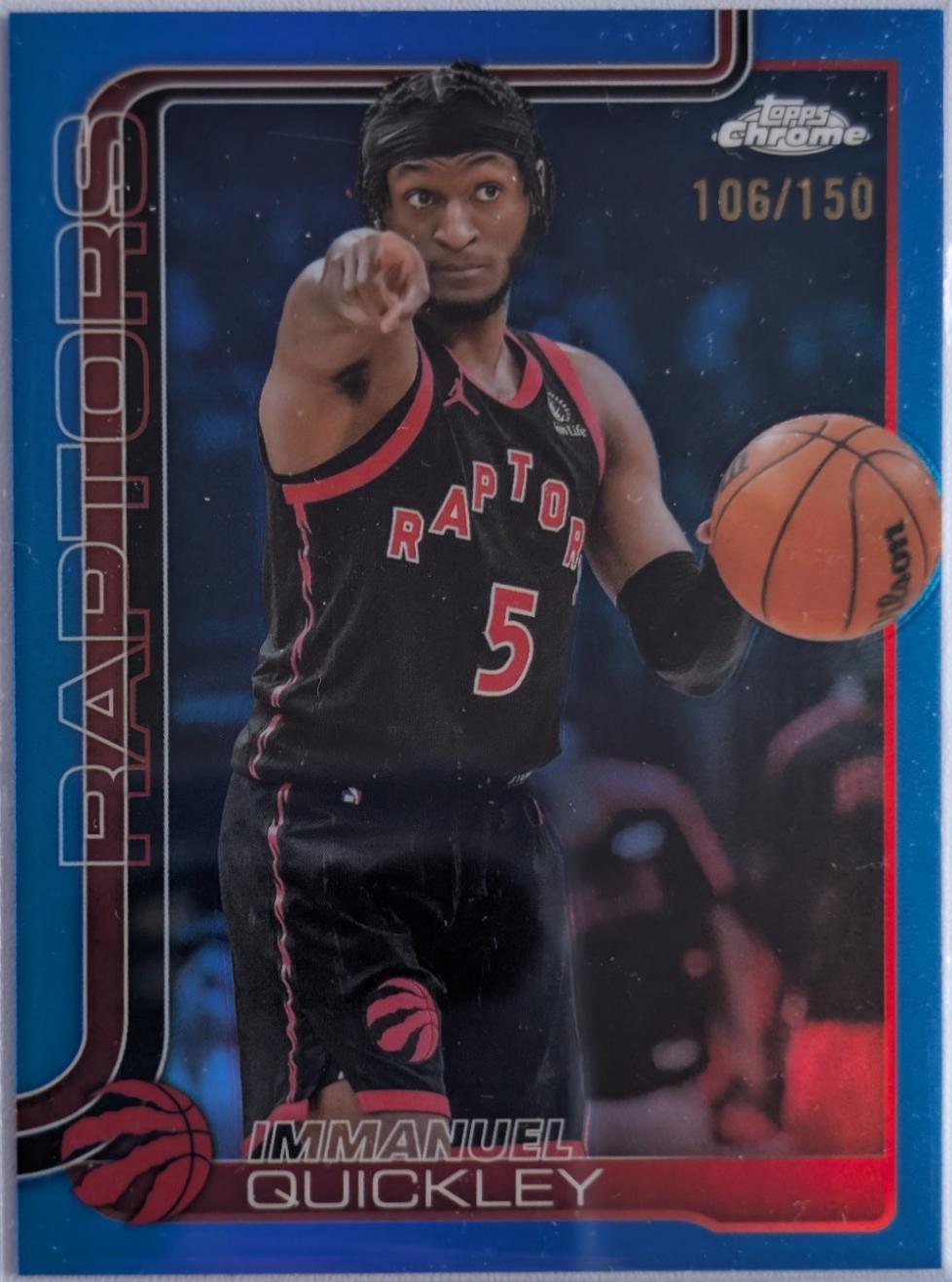 Immanuel Quickley [Blue Refractor] #212