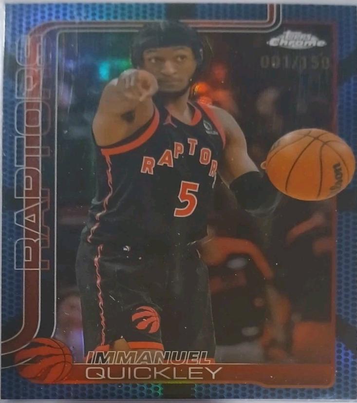 Immanuel Quickley [RayWave Blue Refractor] #212