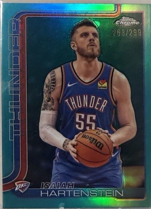 Isaiah Hartenstein [Aqua Basketball Refractor] #181
