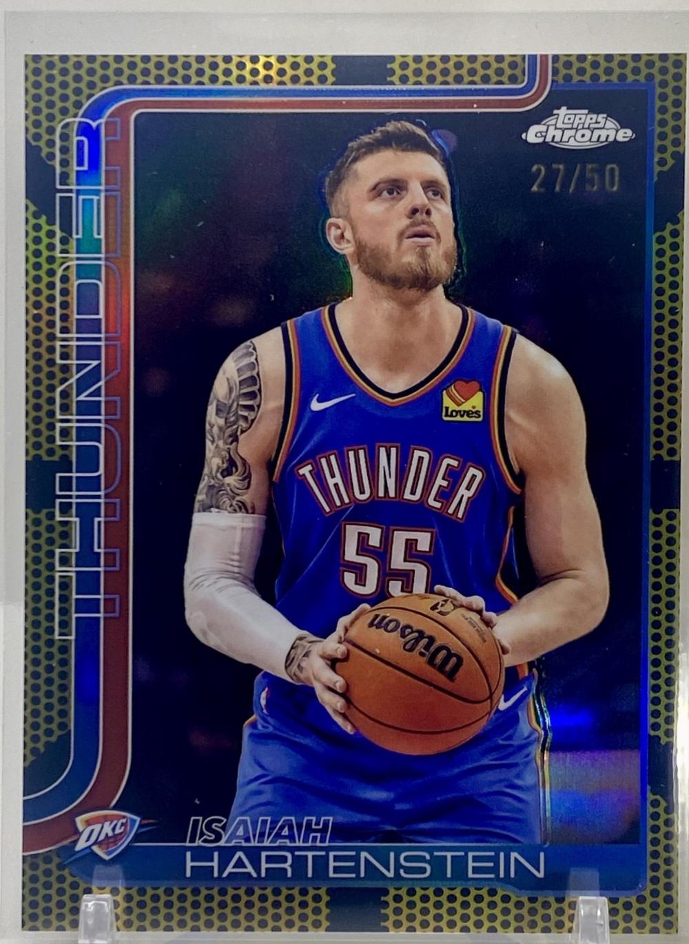 Isaiah Hartenstein [Gold Basketball Refractor] #181