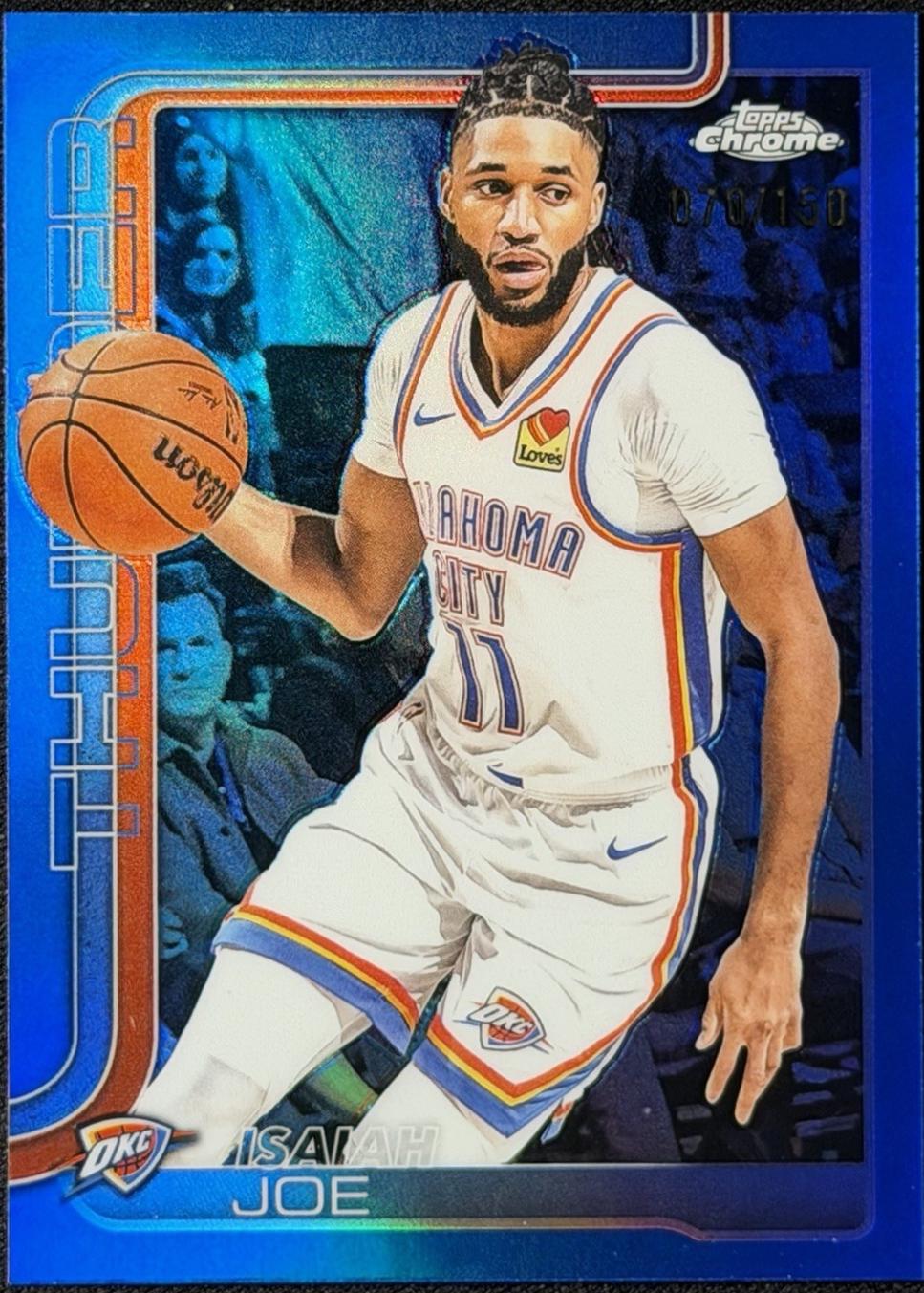 Isaiah Joe [Blue Refractor] #121