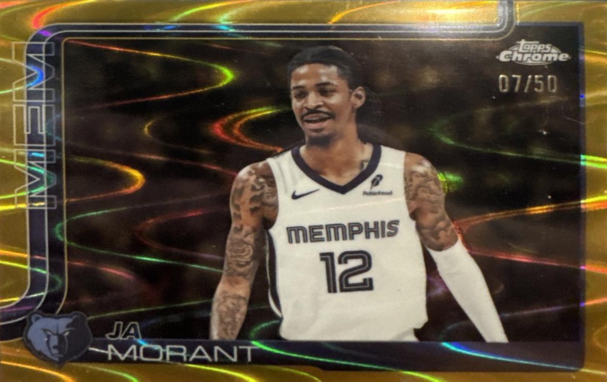 Ja Morant [RayWave Gold Refractor] #158