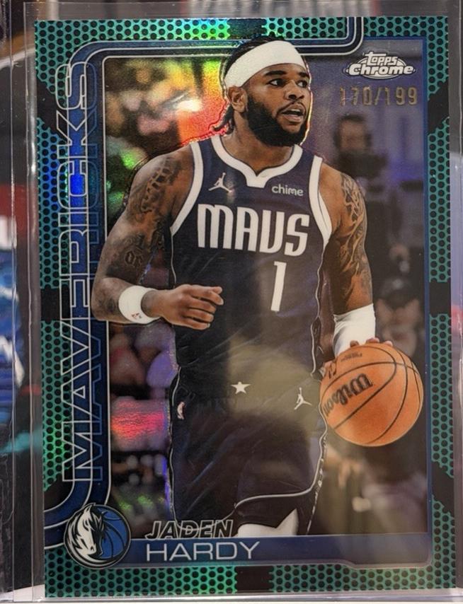 Jaden Hardy [Aqua Basketball Refractor] #60