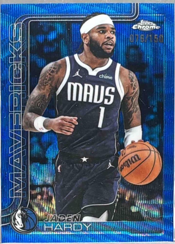 Jaden Hardy [Blue Wave Refractor] #60