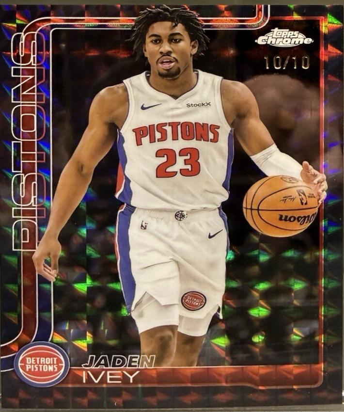 Jaden Ivey [Black Geometric Refractor] #61