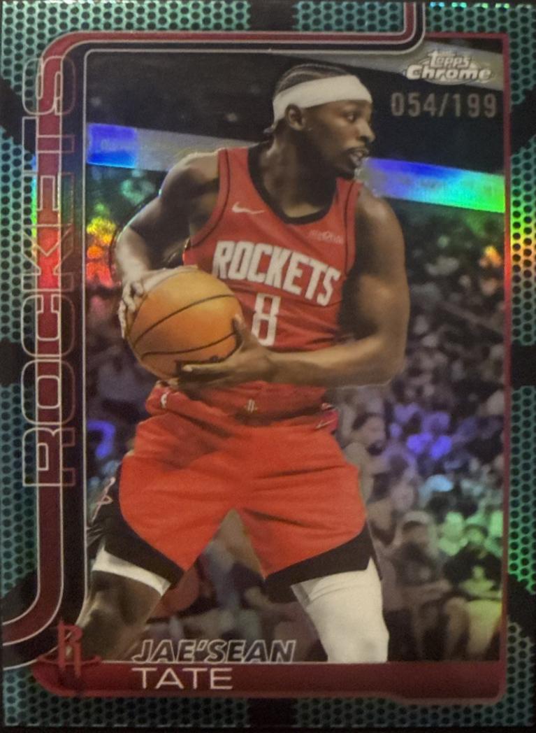 Jae'Sean Tate [Aqua Basketball Refractor] #59