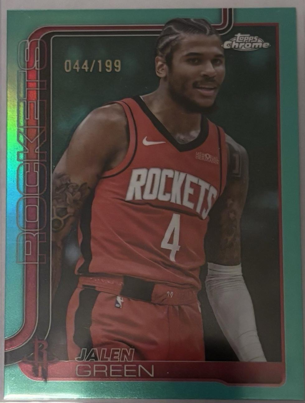 Jalen Green [Aqua Refractor] #58