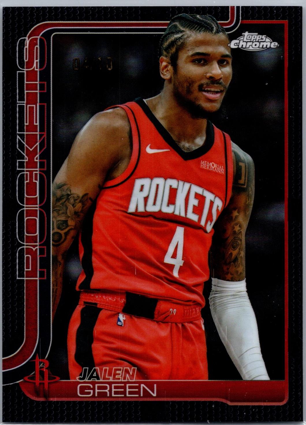 Jalen Green [Black Basketball Refractor] #58