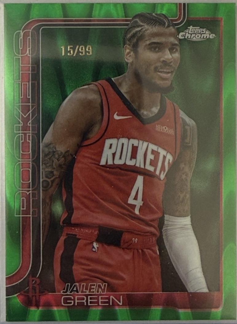 Jalen Green [Green Wave Refractor] #58