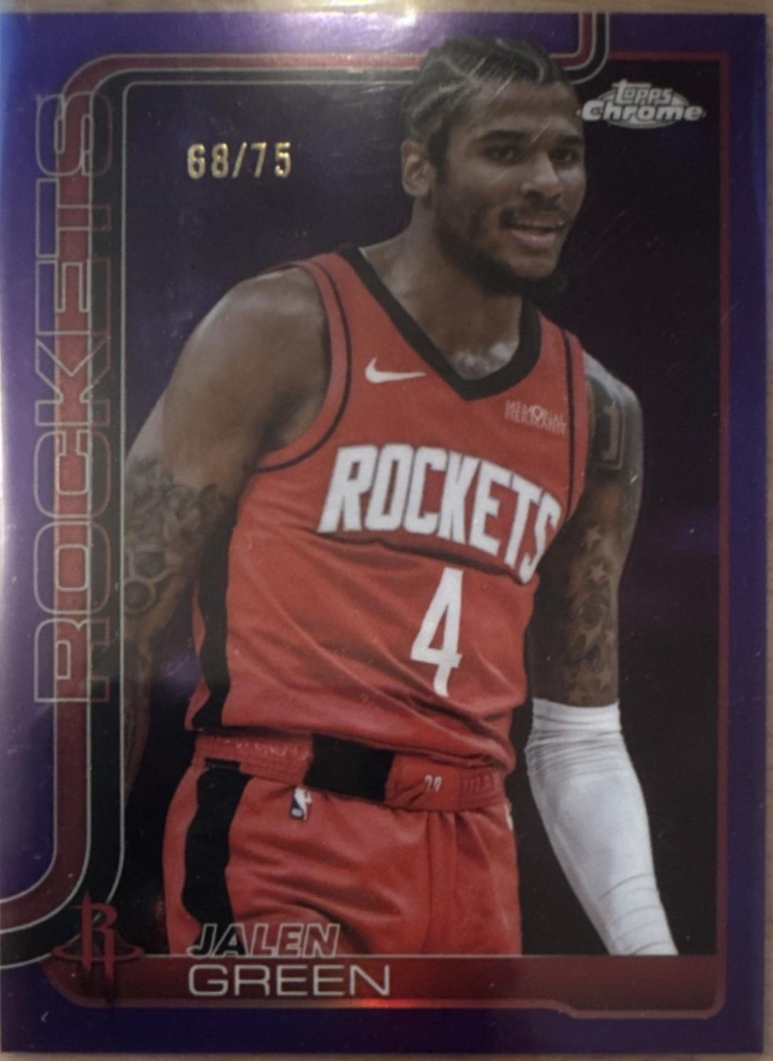 Jalen Green [Purple Basketball Refractor] #58