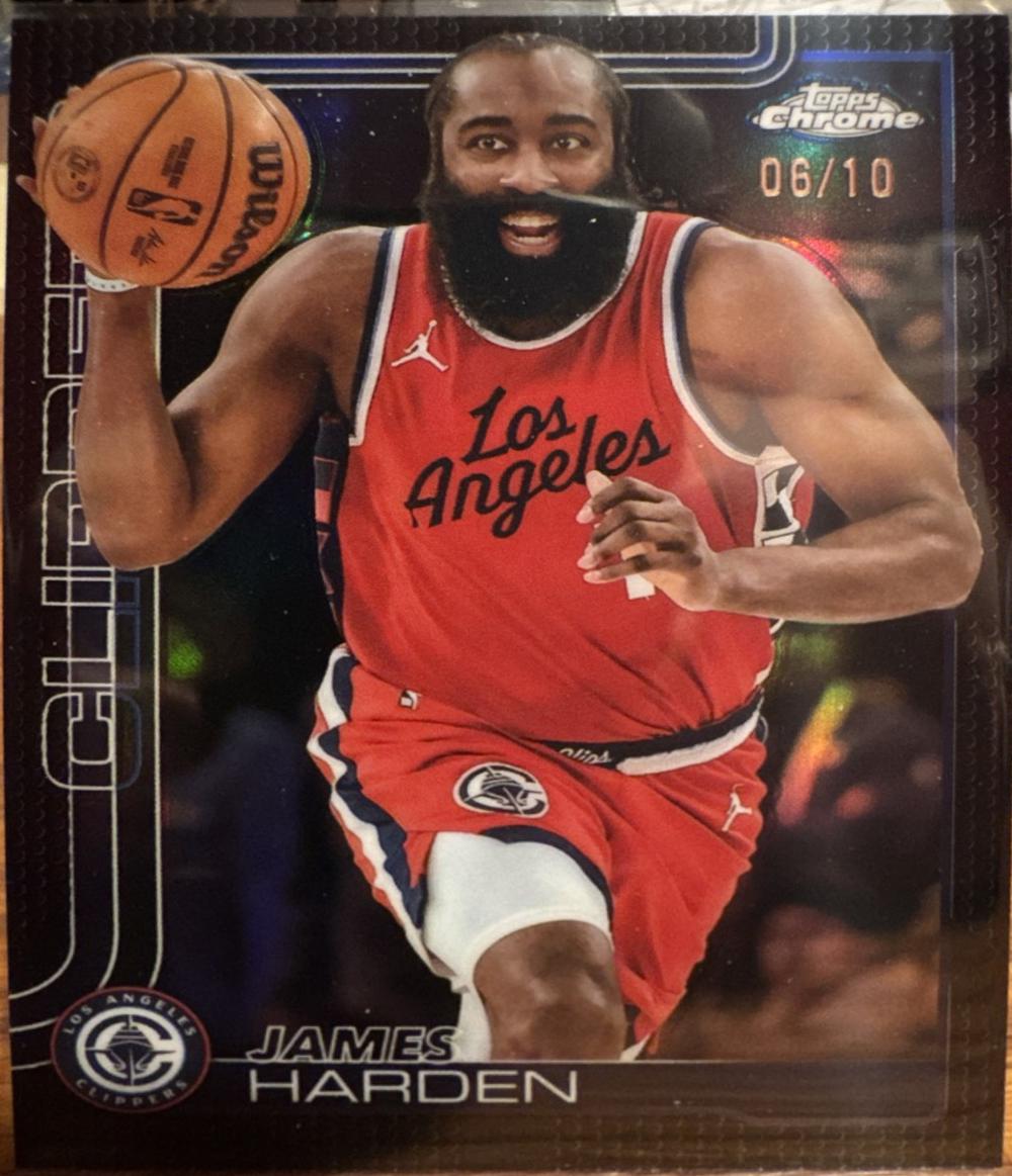 James Harden [Black Refractor] #54