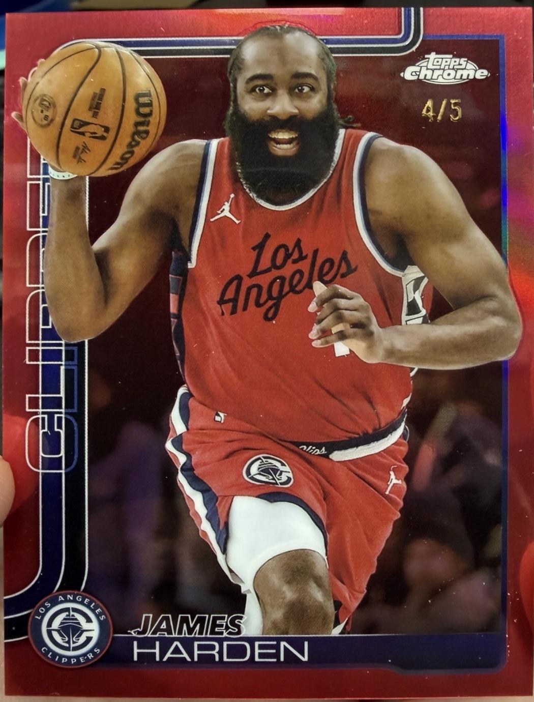 James Harden [Red Refractor] #54