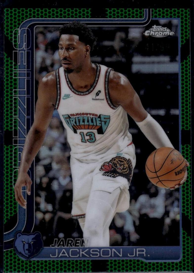 Jaren Jackson Jr. [Green Basketball Refractor] #163