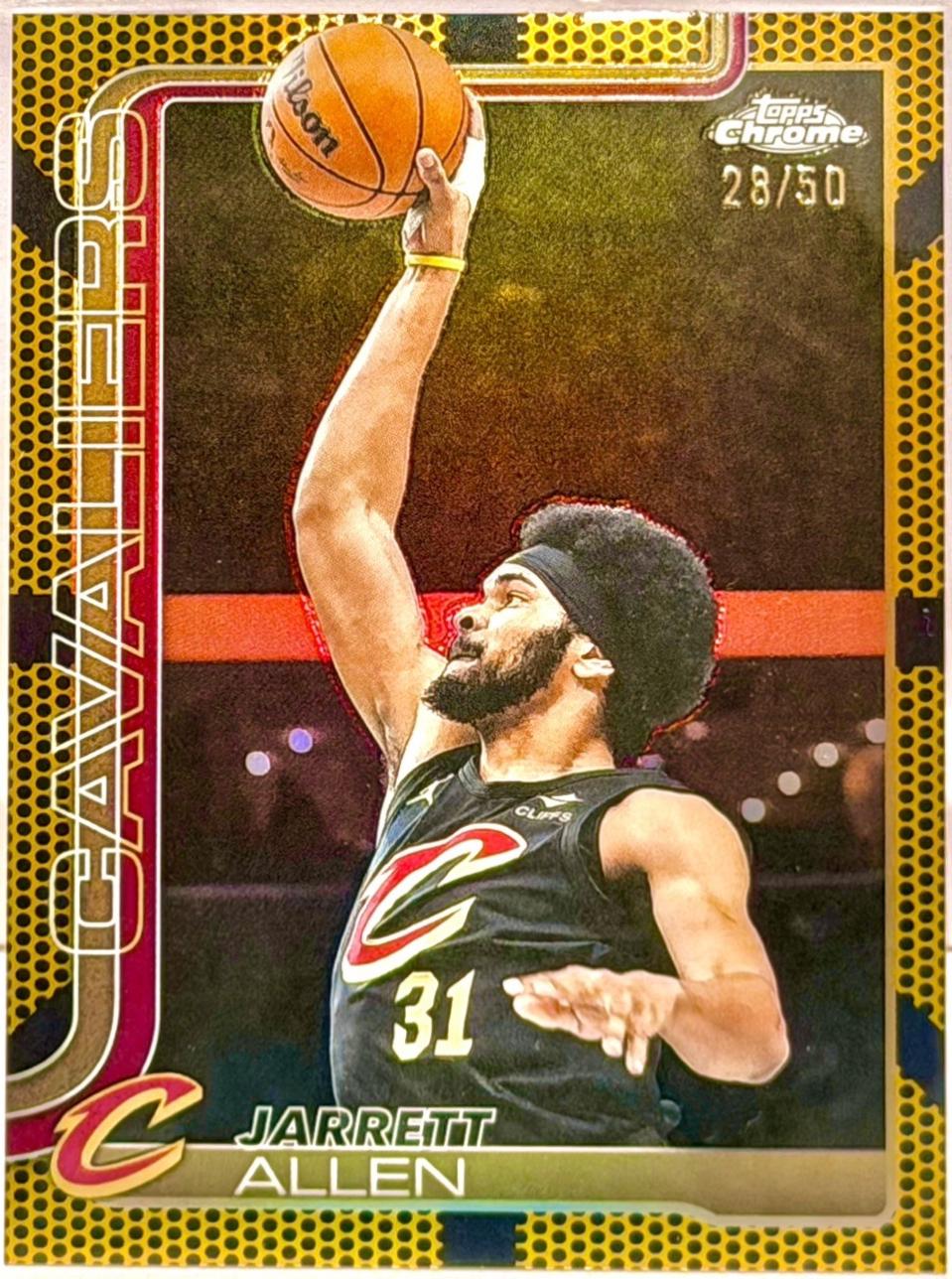Jarrett Allen [Gold Basketball Refractor] #52