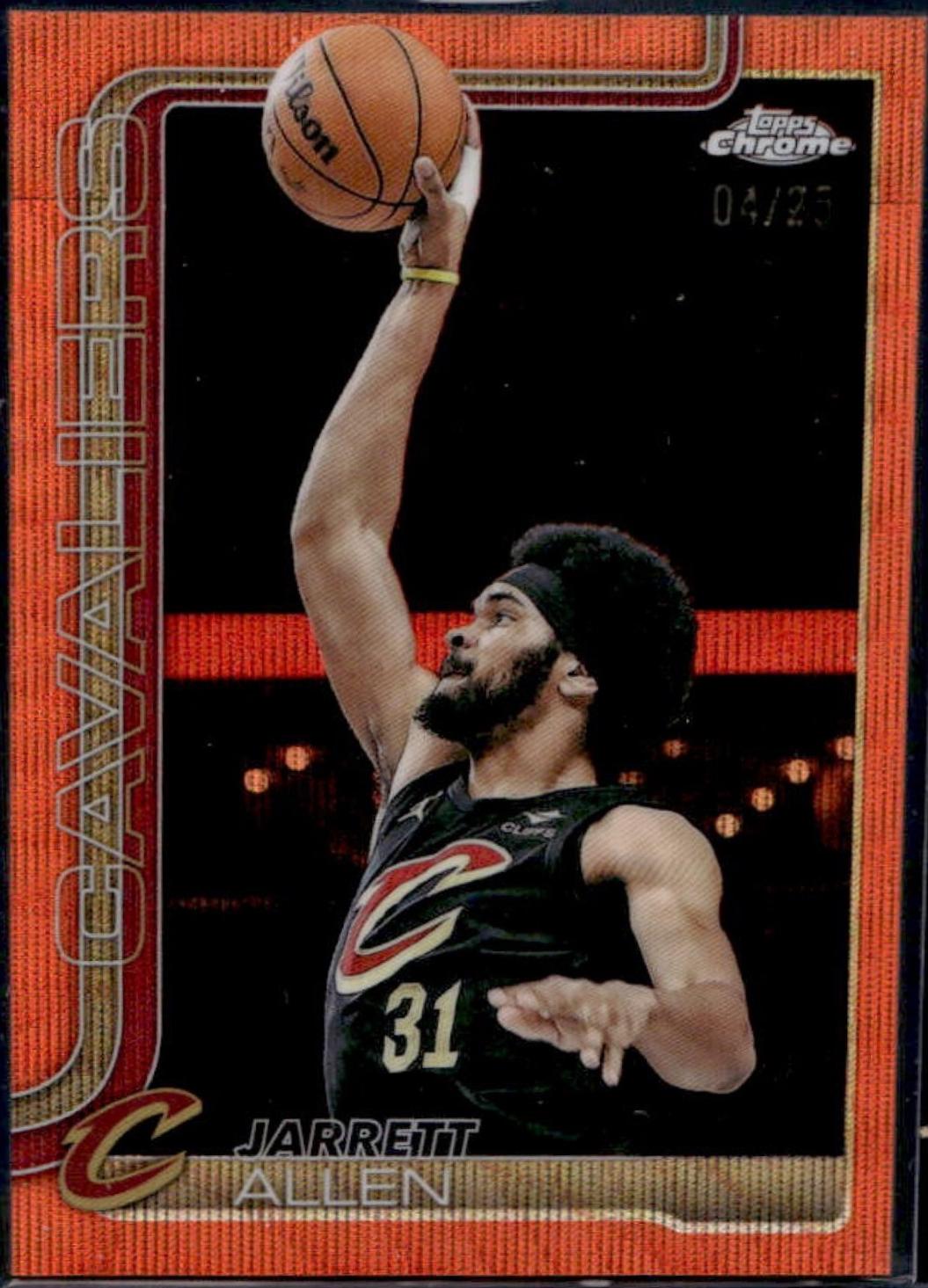 Jarrett Allen [Orange Wave Refractor] #52