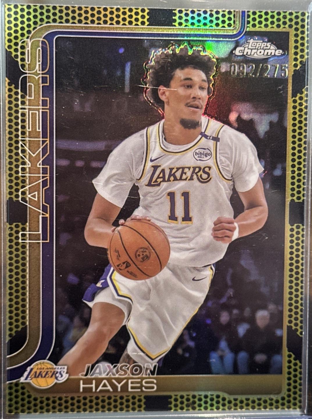 Jaxson Hayes [Yellow Basketball Refractor] #125