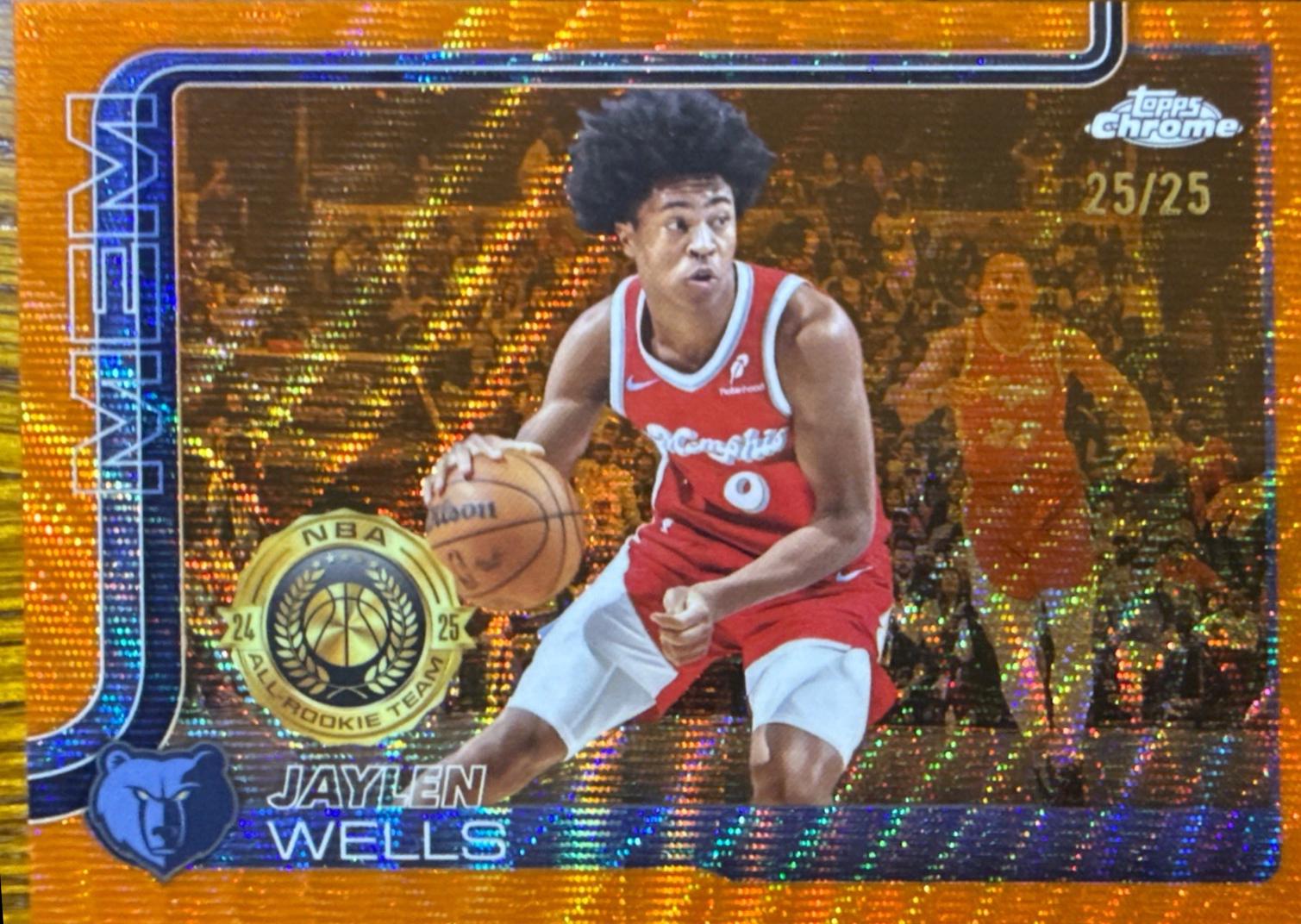 Jaylen Wells [Gold Refractor] #200