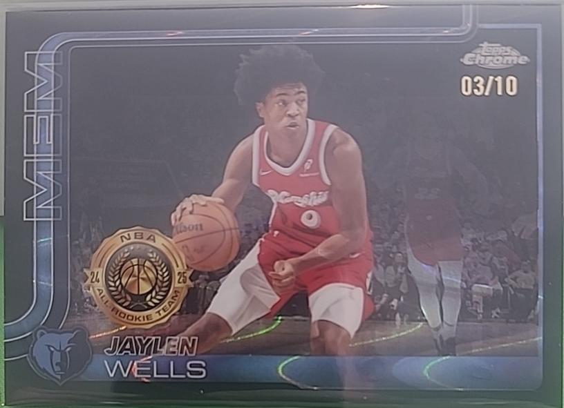 Jaylen Wells [RayWave Black Refractor] #200