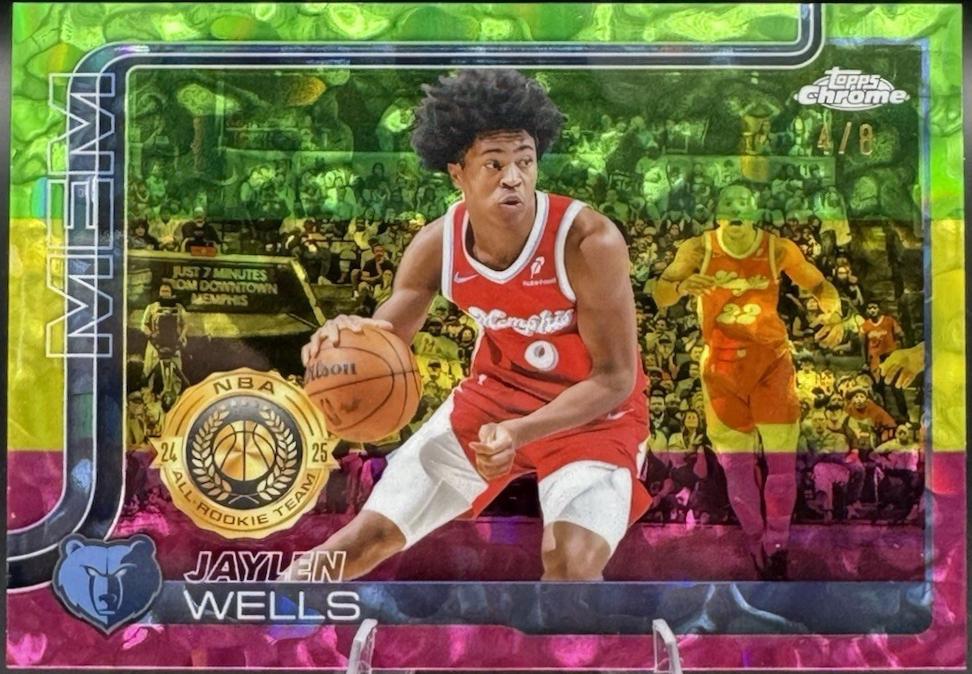 Jaylen Wells [Tri-Color Refractor] #200
