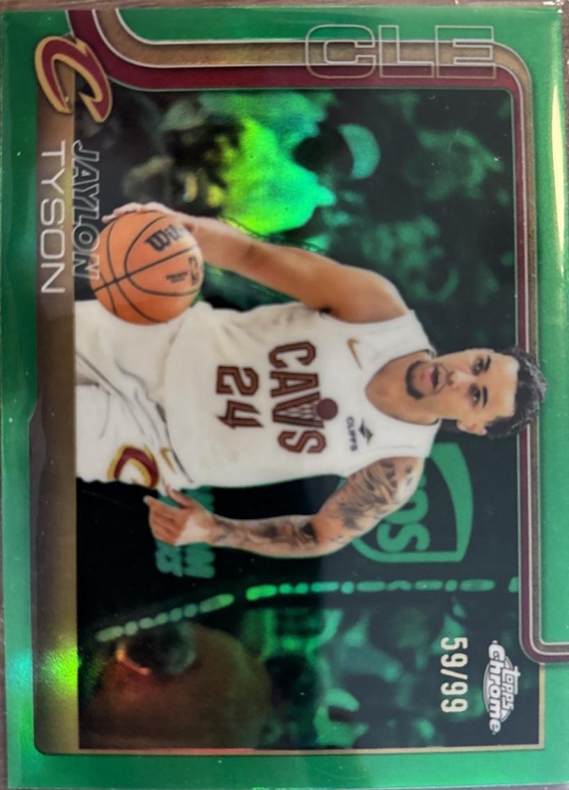Jaylon Tyson [Green Basketball Refractor] #50
