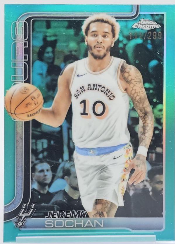 Jeremy Sochan [Teal Refractor] #239