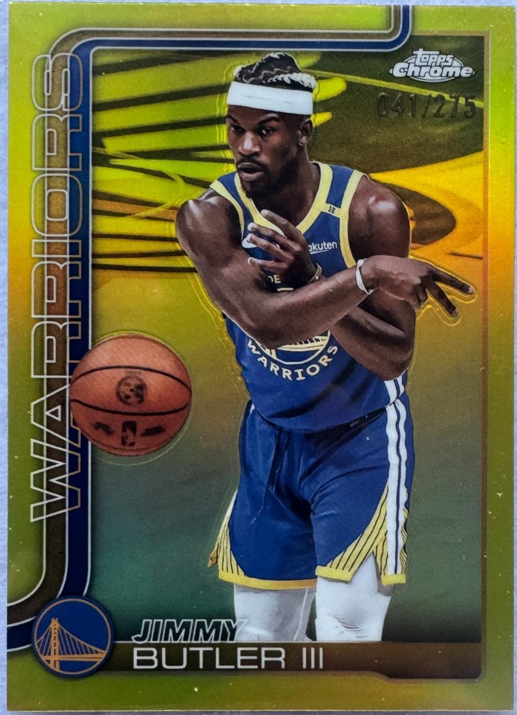 Jimmy Butler III [Yellow Basketball Refractor] #209