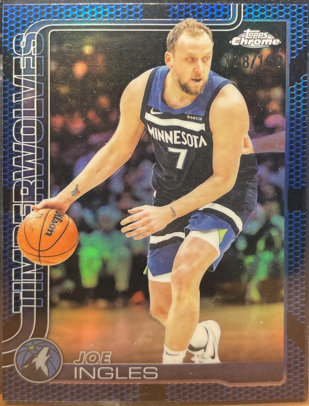 Joe Ingles [Blue Basketball Refractor] #142