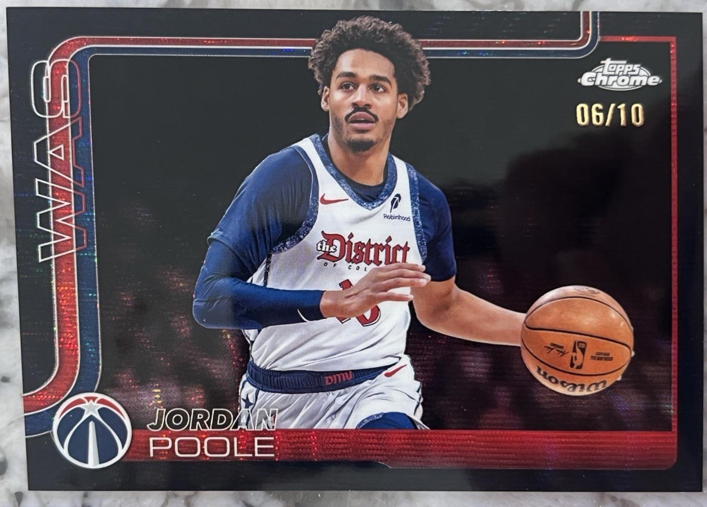 Jordan Poole [Black Refractor] #207